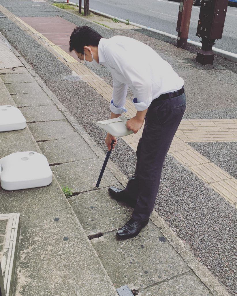 大橋店　朝の日課