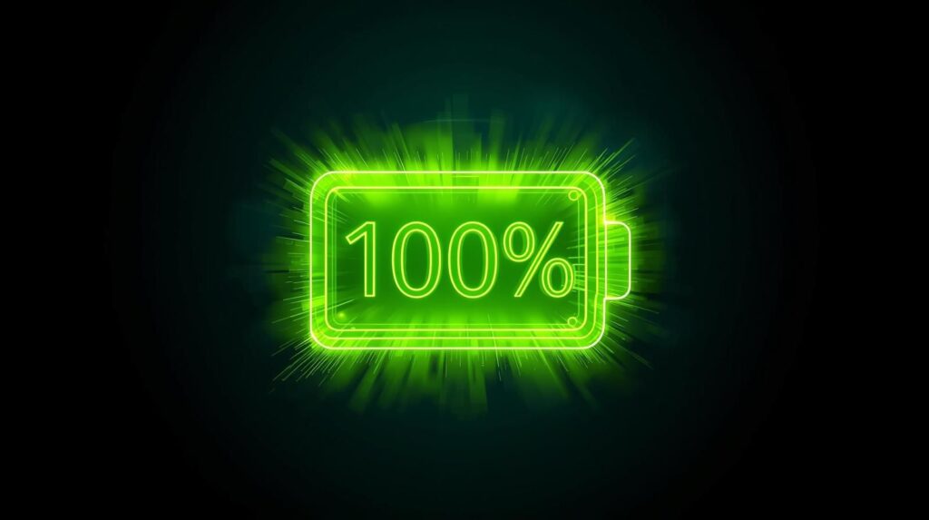 長期保管前にはフル充電が推奨されています